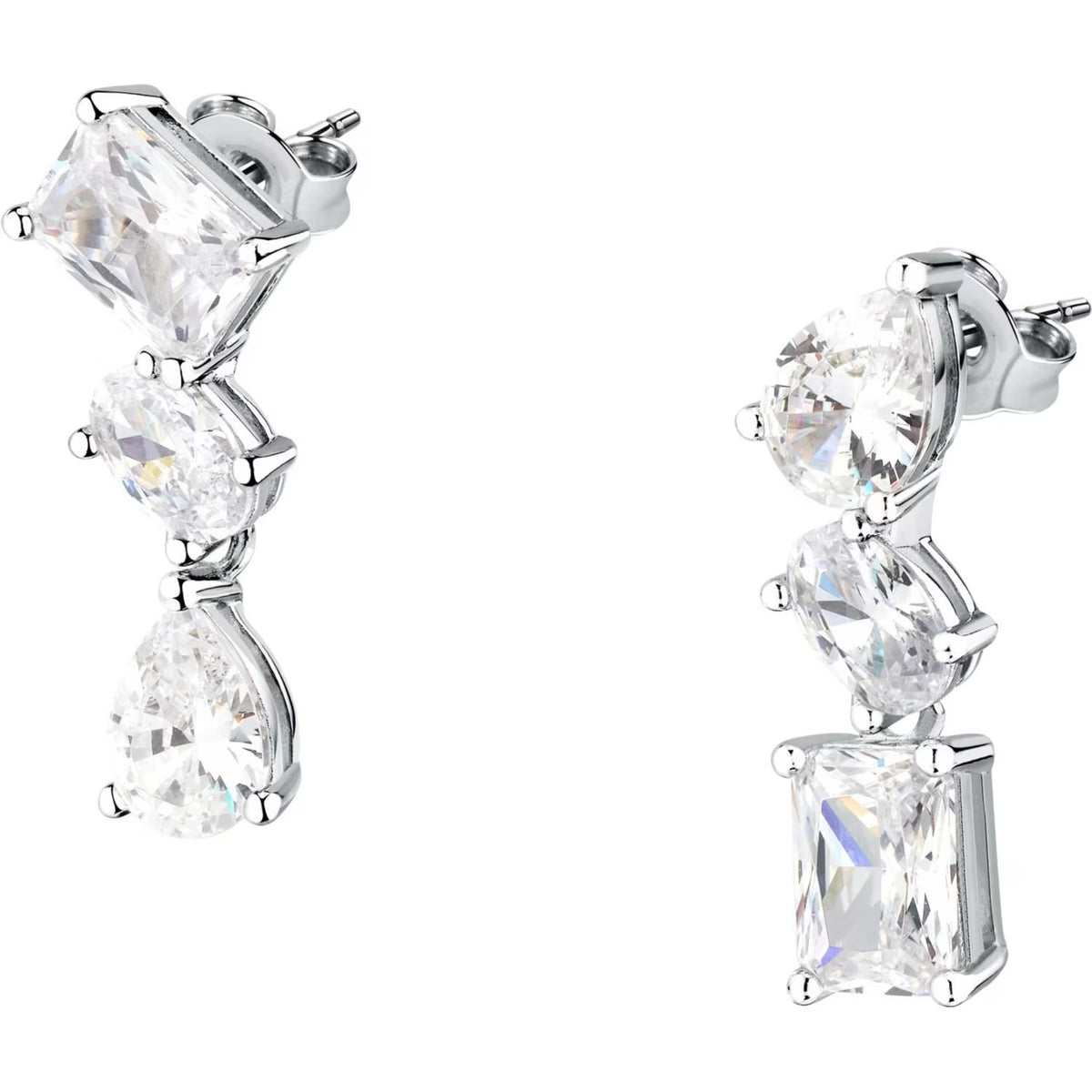 Orecchini Morellato Riflessi in argento con zirconi