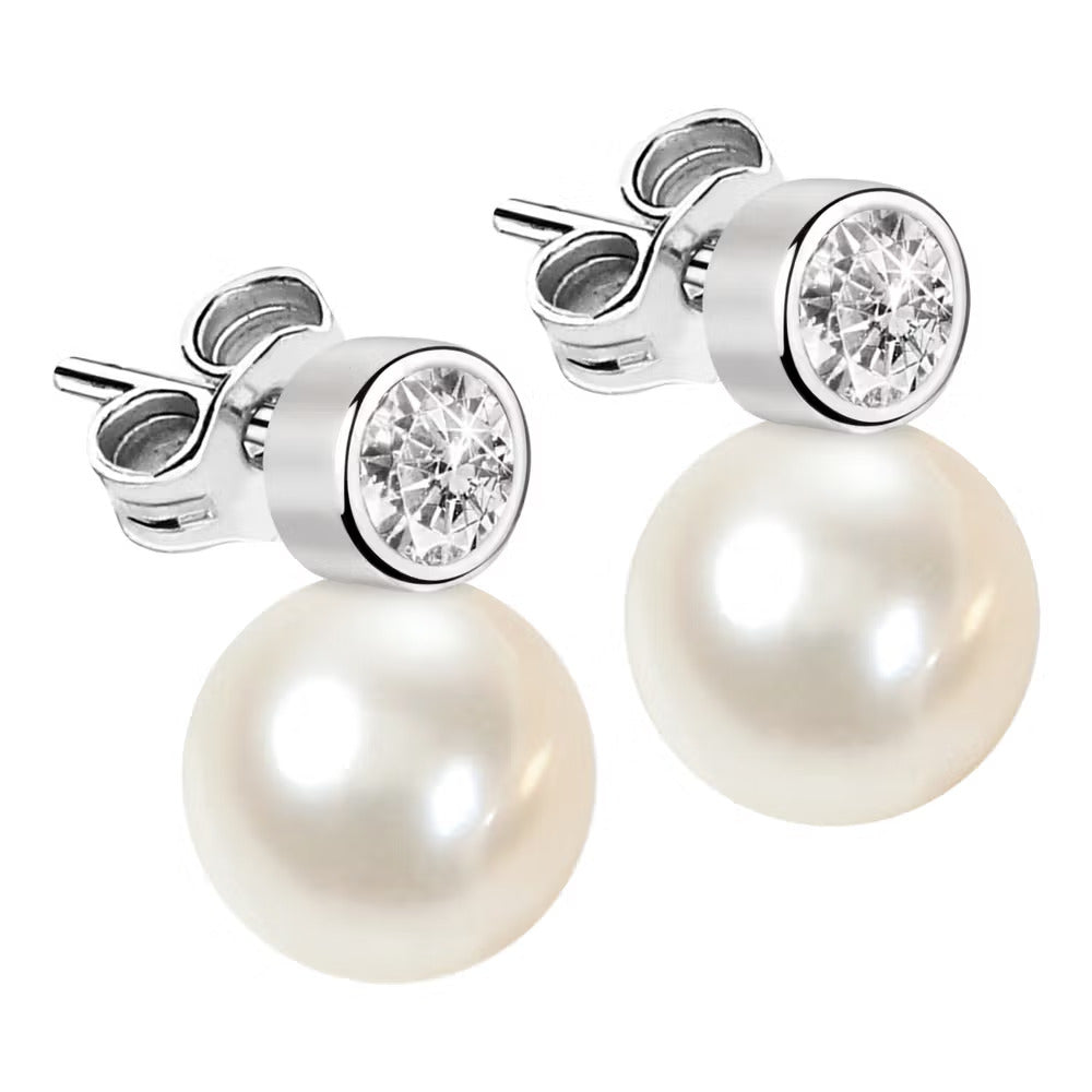Orecchini Morellato Perla in argento con zircone