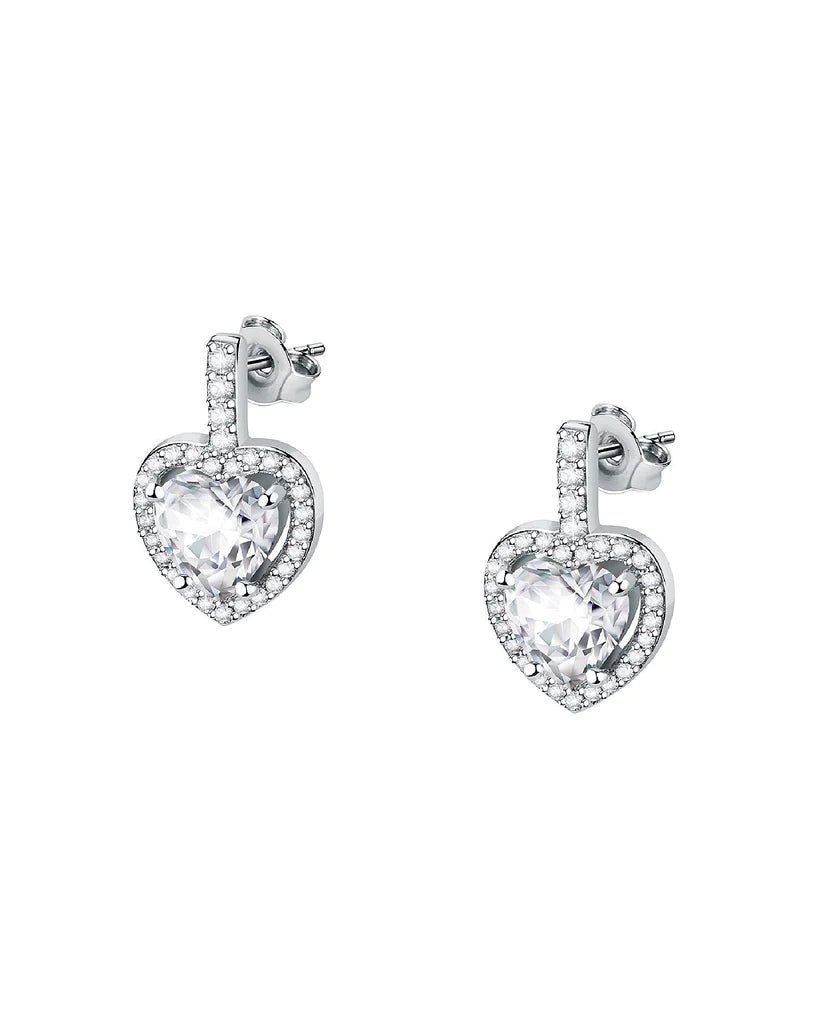 Orecchini Morellato Tesori in argento con cuore