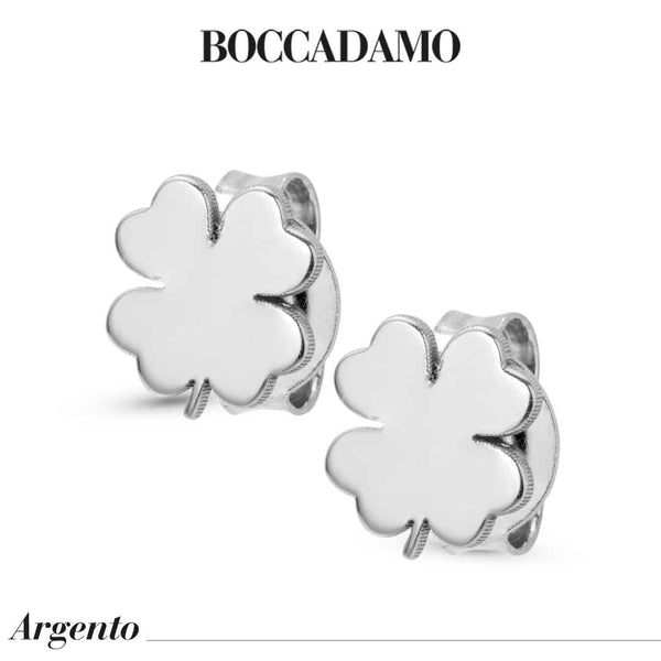 Orecchini Boccadamo in argento con cuore