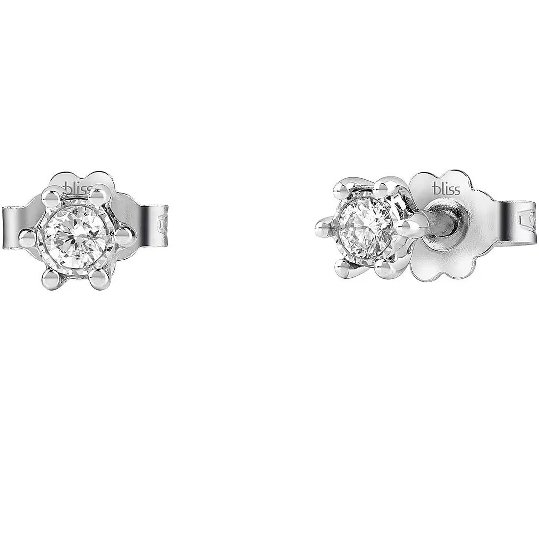 Orecchini Bliss Lumina in oro bianco con diamanti