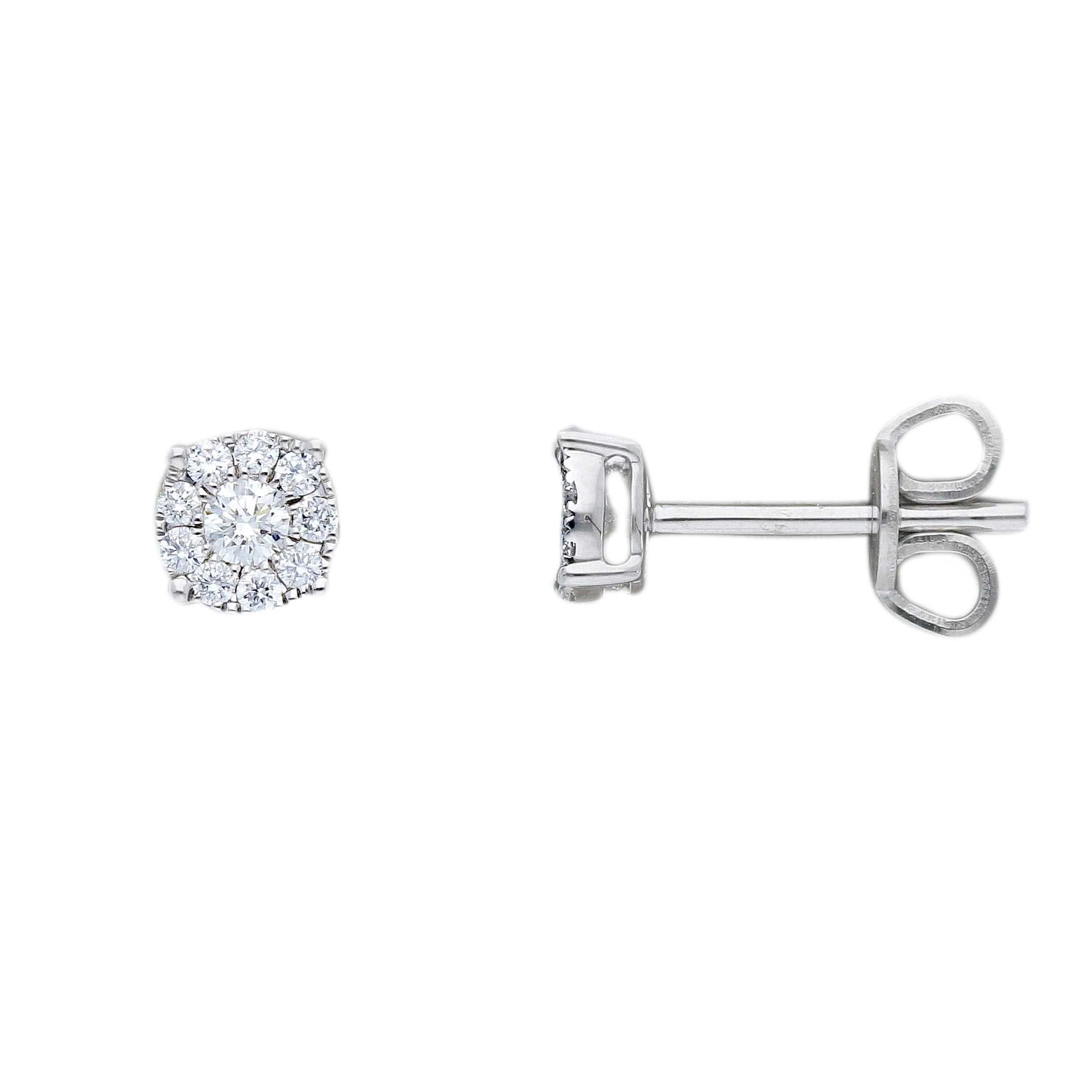 Anello Abeni in oro bianco 18k con diamanti naturali