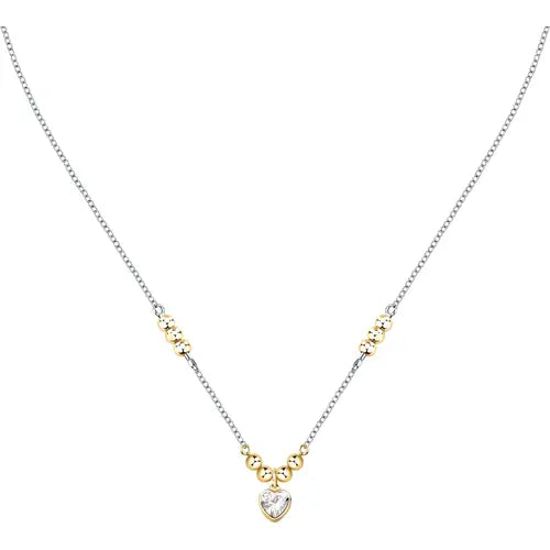 Collana Morellato Talismani con zircone a cuore pendente