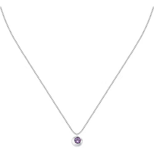 Collana Morellato Tesori eterni in argento con ametista viola