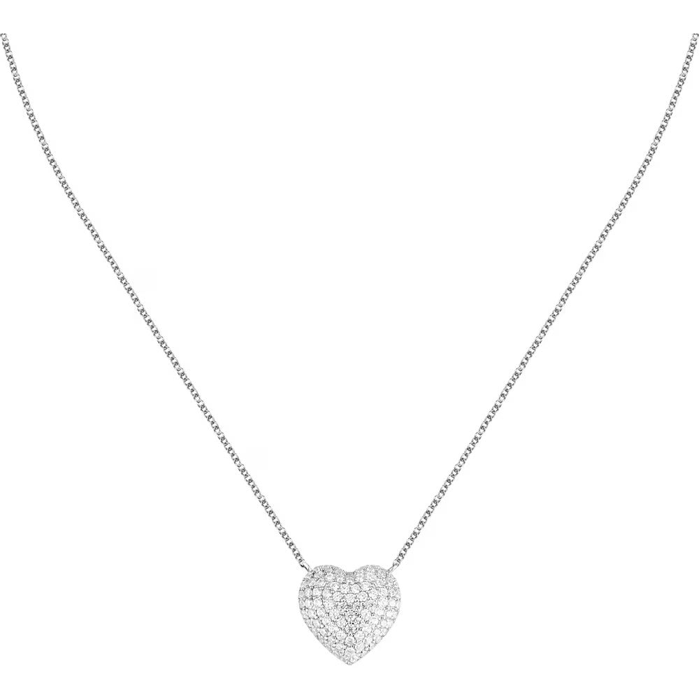 Collana Morellato Nobile in argento con cuore di zirconi