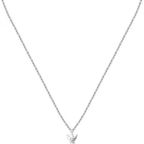 Collana Morellato Dono in argento con angelo e zircone