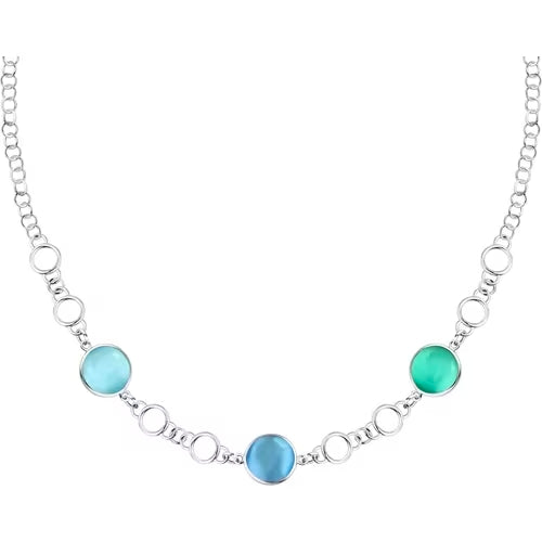 Collana Morellato Venezia in argento con pietre blu