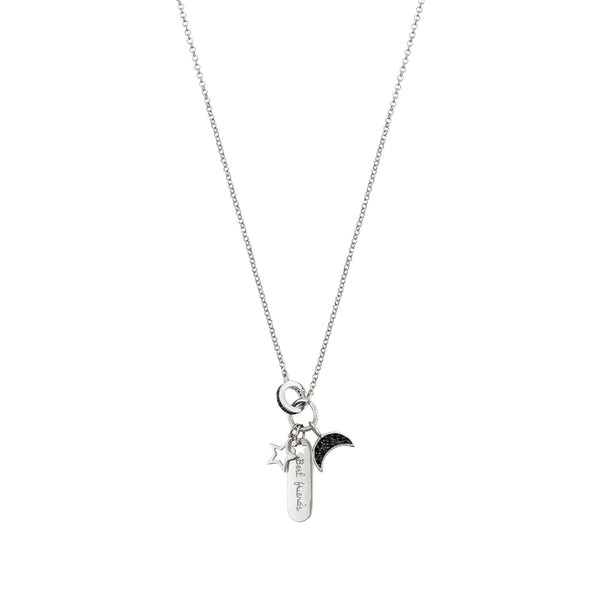Collana Nomination in argento con luna