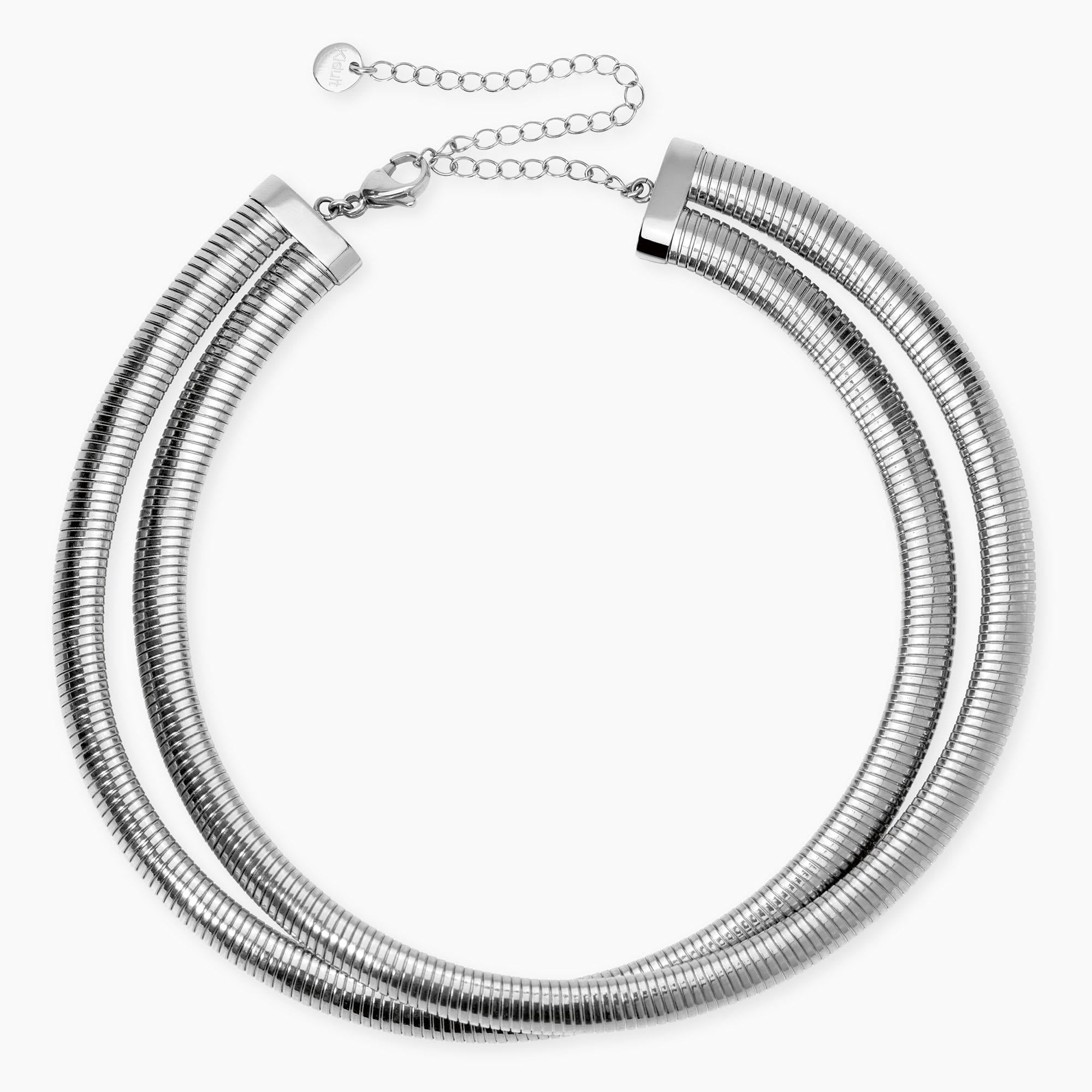 Girocollo Kidult Style con doppia catena tubogas