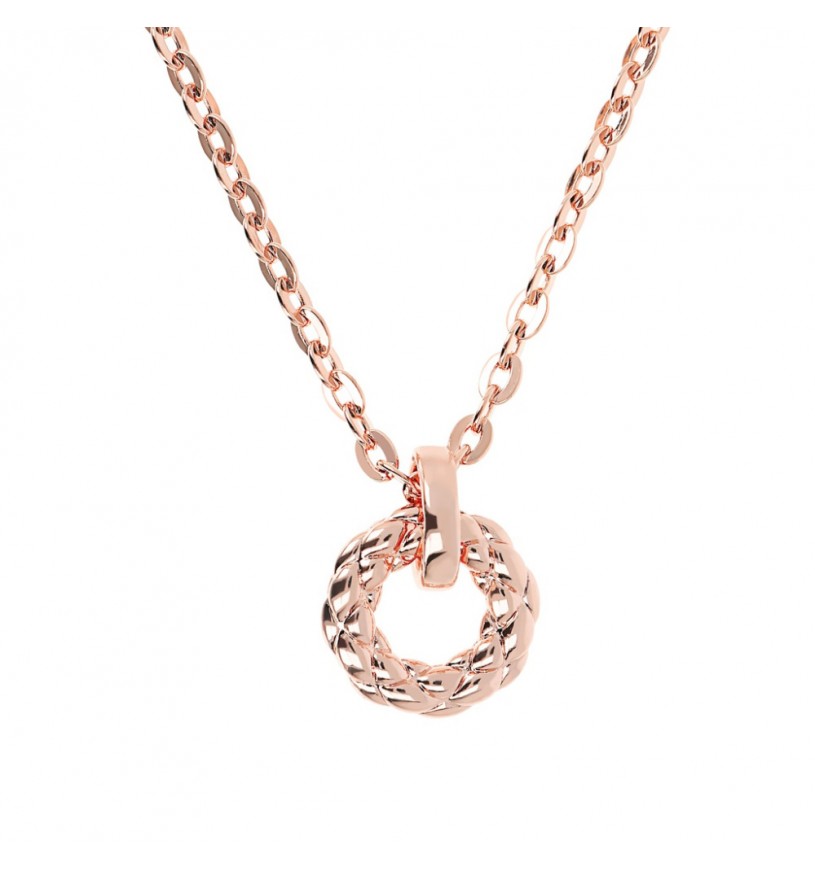 Collana Bronzallure con ciondolo tondo piccolo