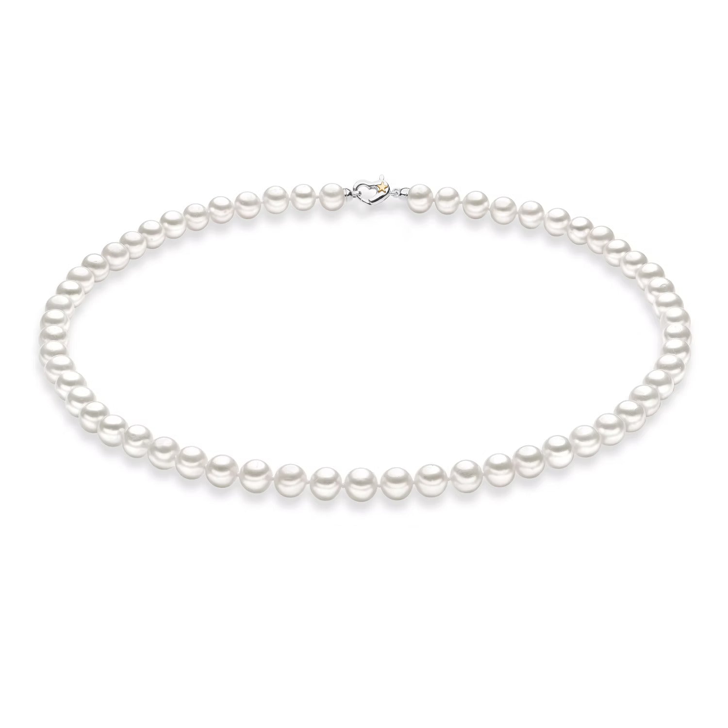 Collana Comete in argento con perle