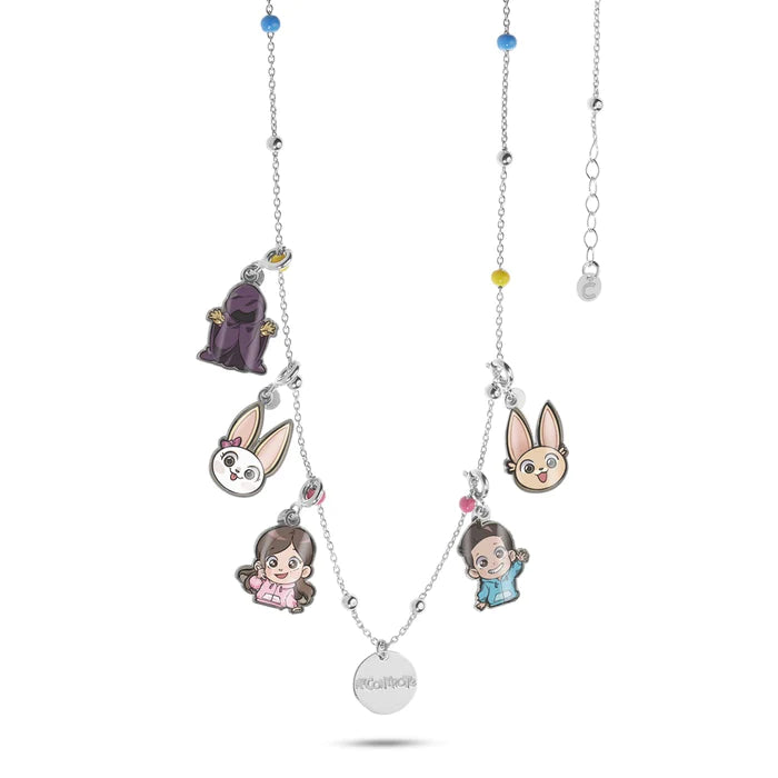 Collana Me contro te intervallata da charms