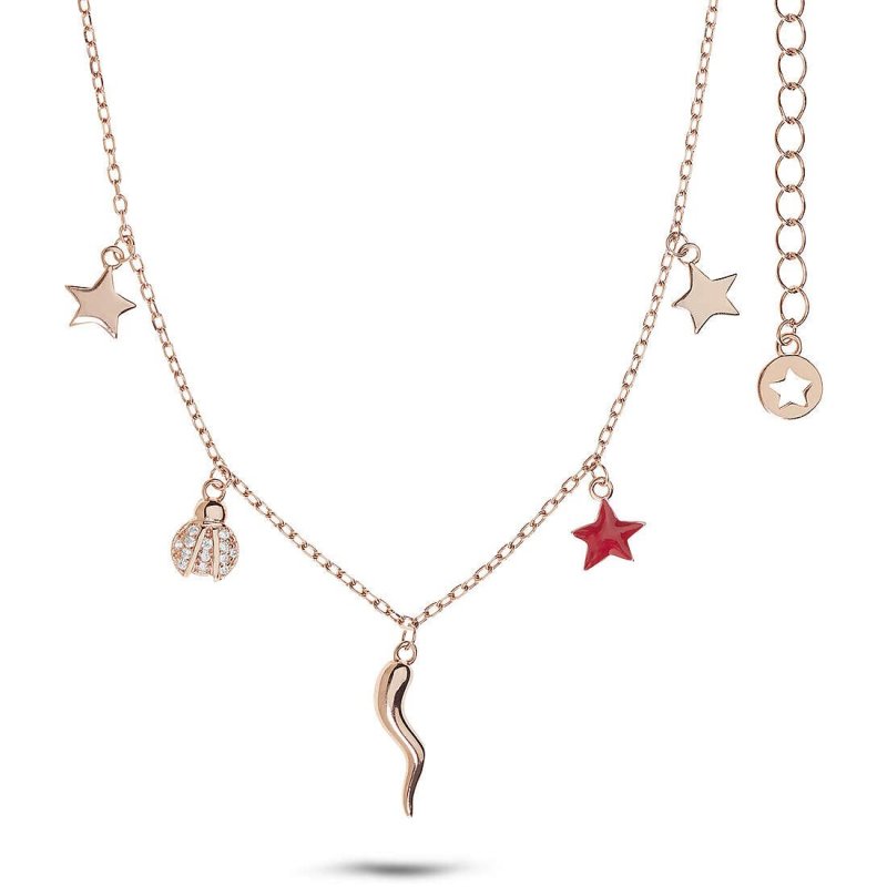 Collana Comete in argento con stelle