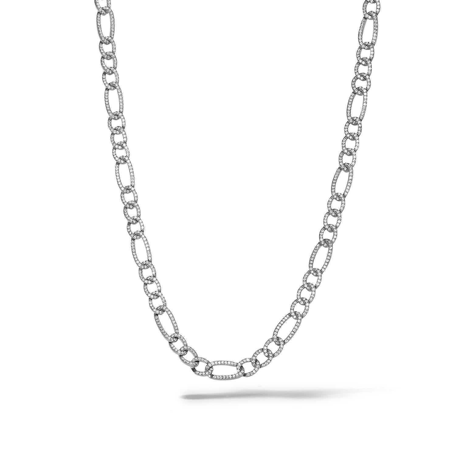 Collana Comete in argento con zirconi