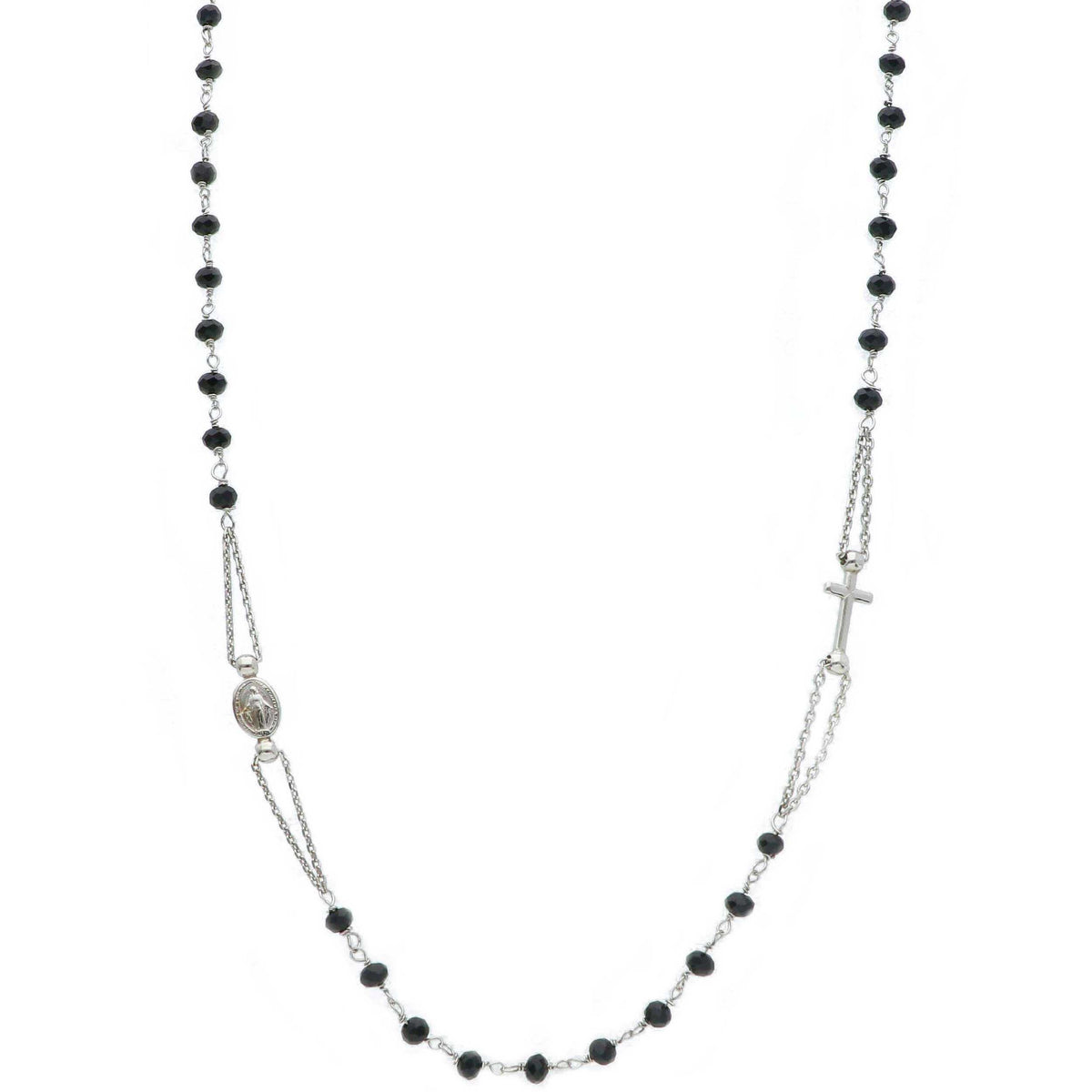 "Collana Abeni "Rosario" in argento 925./.. "