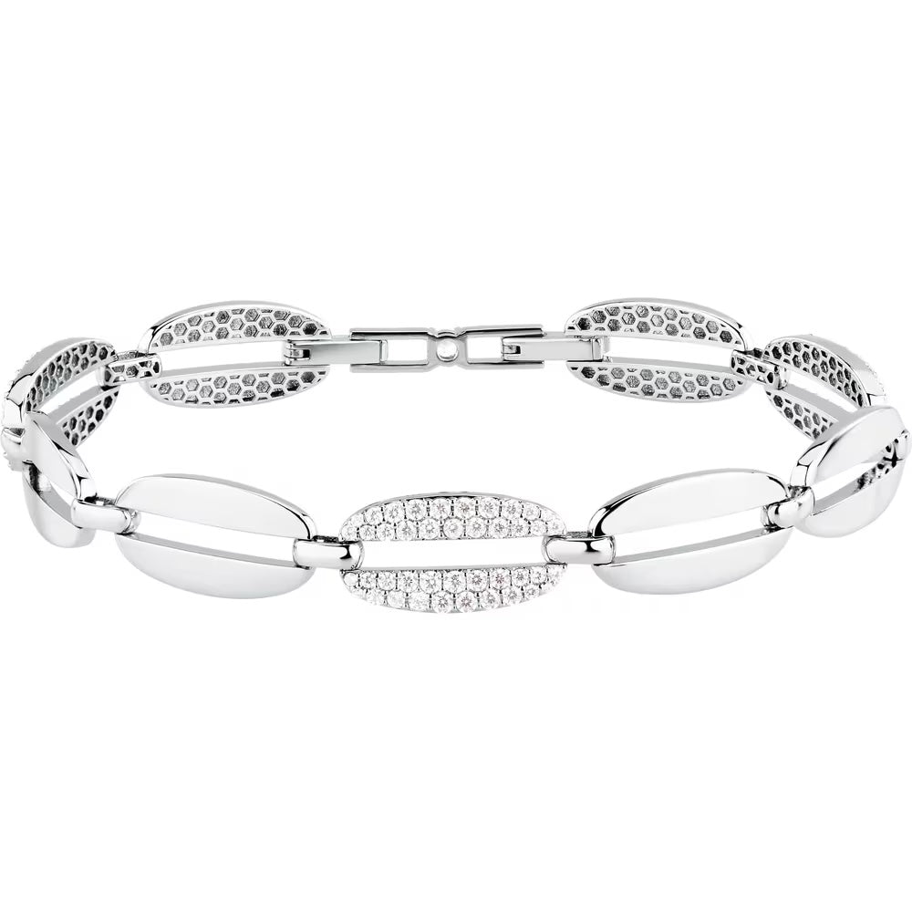 Bracciale Morellato Trame in argento con zirconi
