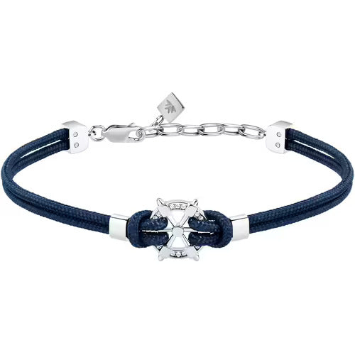 Bracciale Morellato Versilia con rosa dei venti e cristalli bianchi