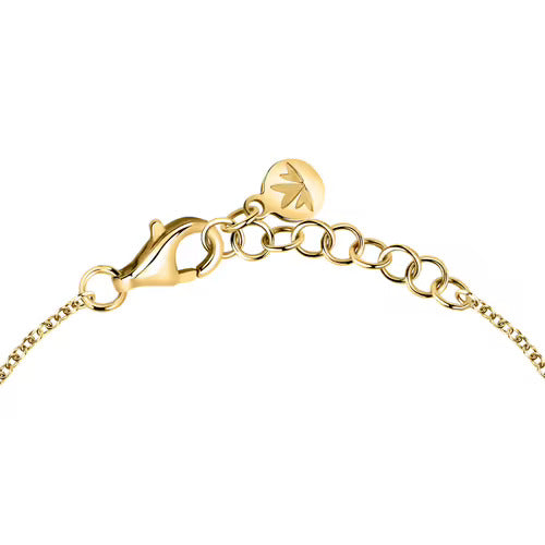 Bracciale Morellato Tesori in argento con zirconi azzurri