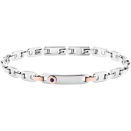 Bracciale Morellato Motown con zircone blu