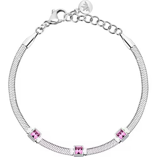 Bracciale Morellato Gioia con cristalli rosa