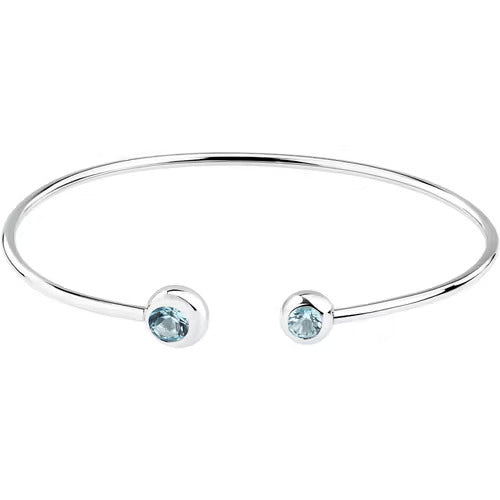 Bracciale Morellato Tesori eterni in argento con topazio azzurro