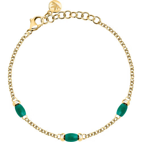 Bracciale Morellato Colori con pietre verdi