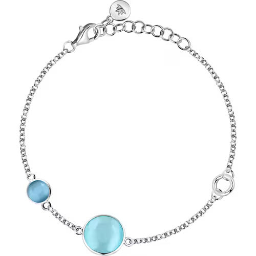 Bracciale Morellato Venezia in argento con pietre azzurre