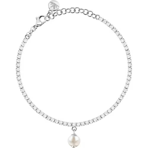 Bracciale Morellato Perla tennis in argento con zirconi