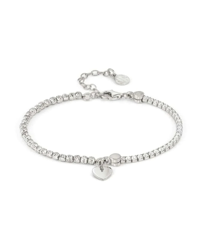 Bracciale Nomination in argento con cuore pendente