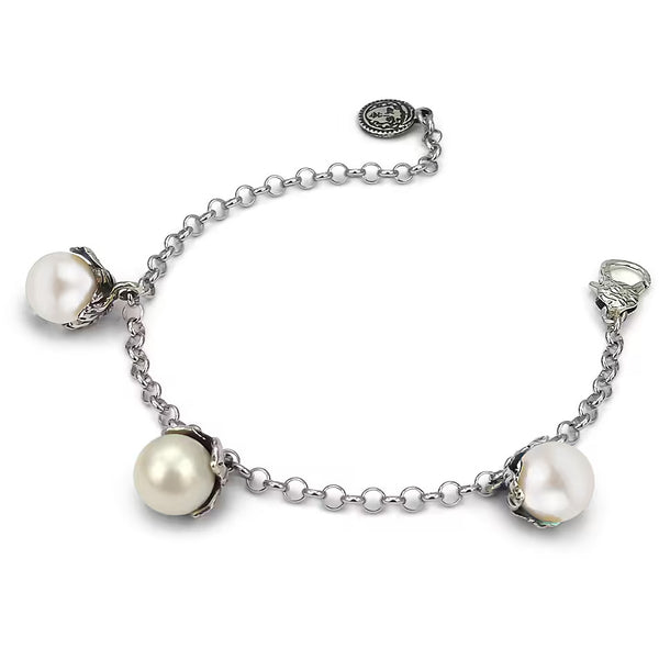 Bracciale Boccadamo in argento con perle