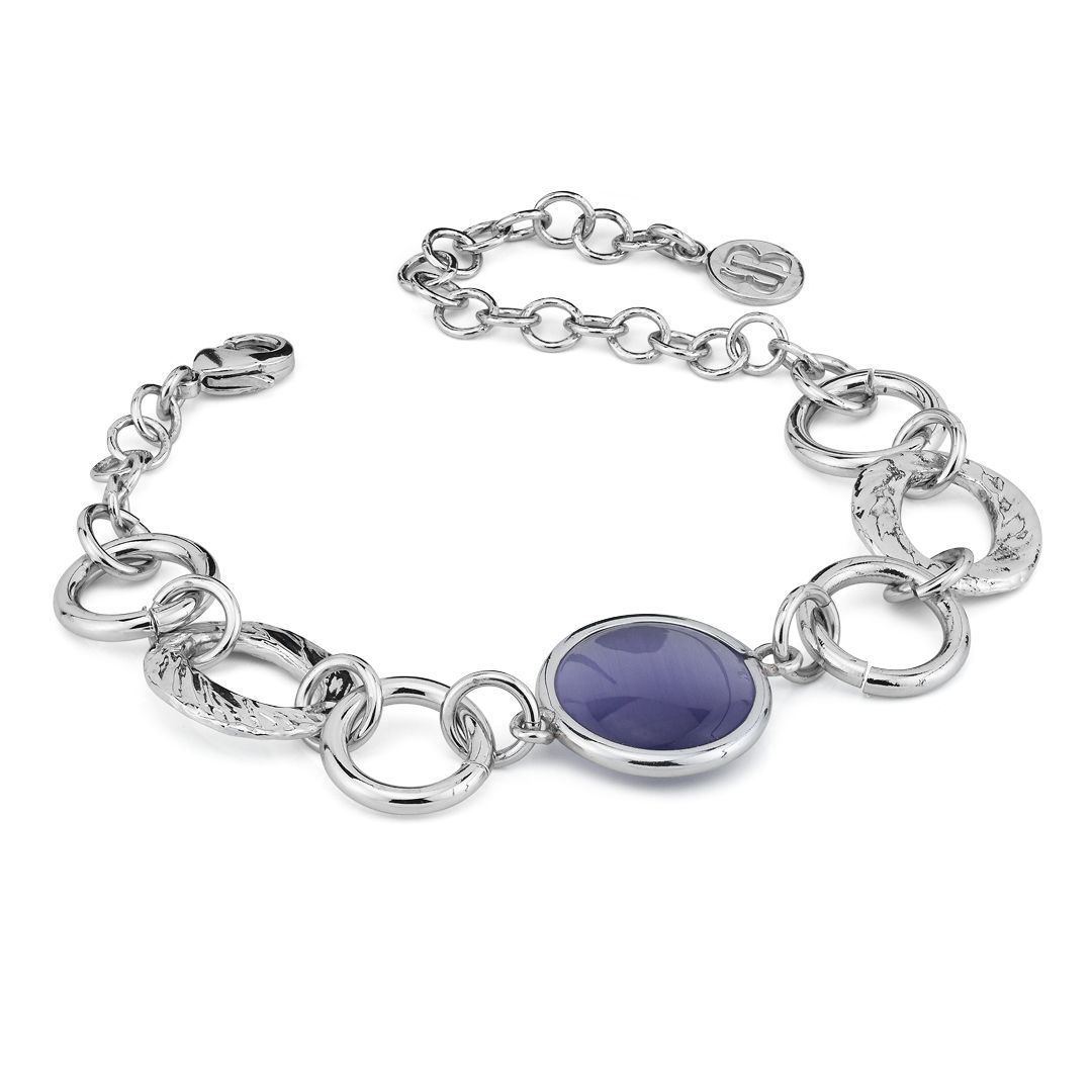 Bracciale Boccadamo con cristallo viola scuro