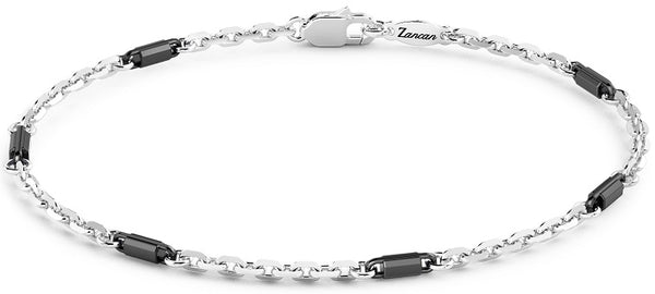 Bracciale Zancan in argento con ceramica