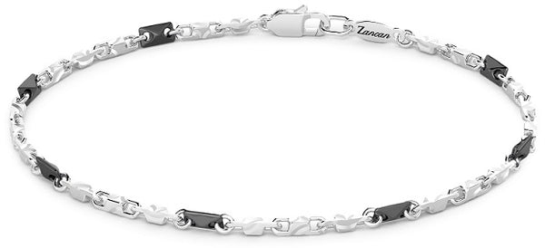 Bracciale Zancan in argento con ceramica