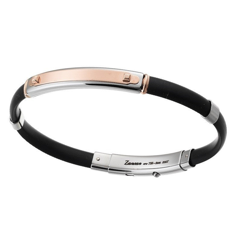 Bracciale Zancan in argento e oro rosa