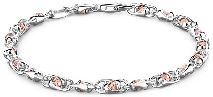 Bracciale Zancan in argento e oro rosa