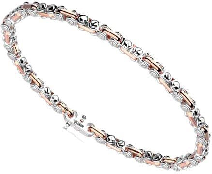 Bracciale Zancan in argento e oro rosa