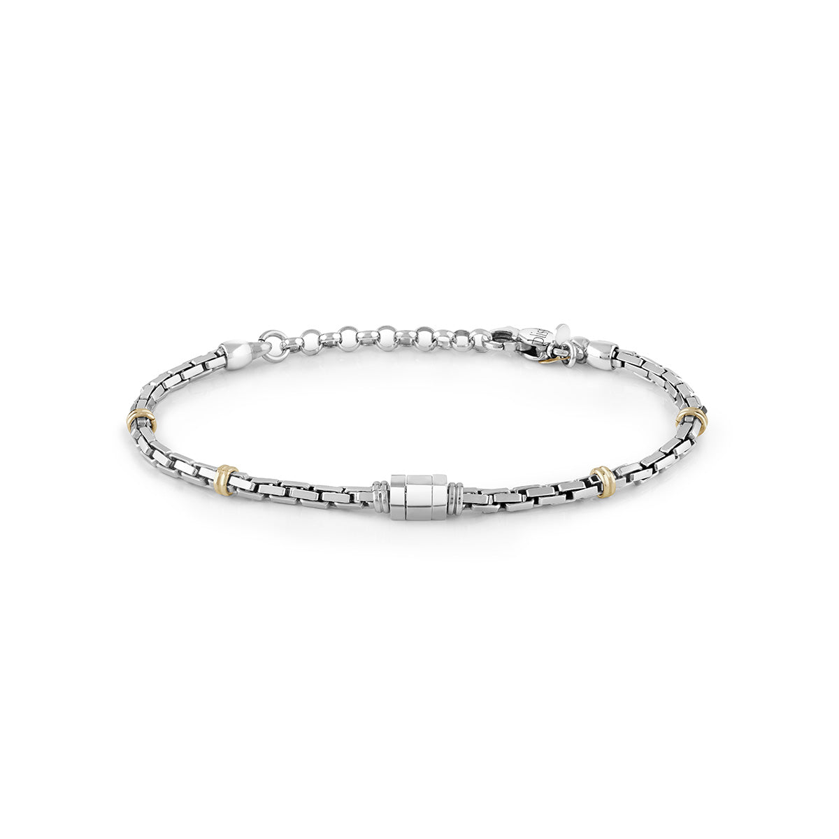 Bracciale Bliss Vortice in argento e oro giallo