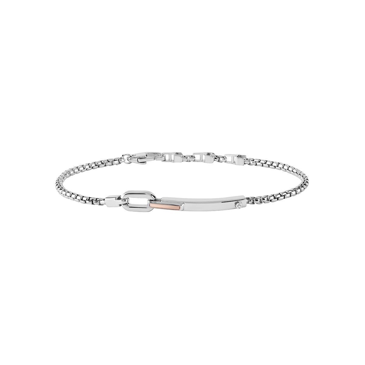 Bracciale Bliss Vortice in argento con diamanti