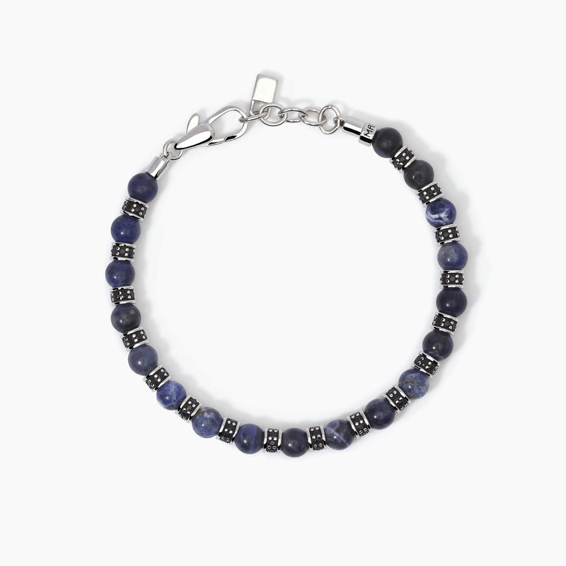 Bracciale Mabina in argento con sodalite blu