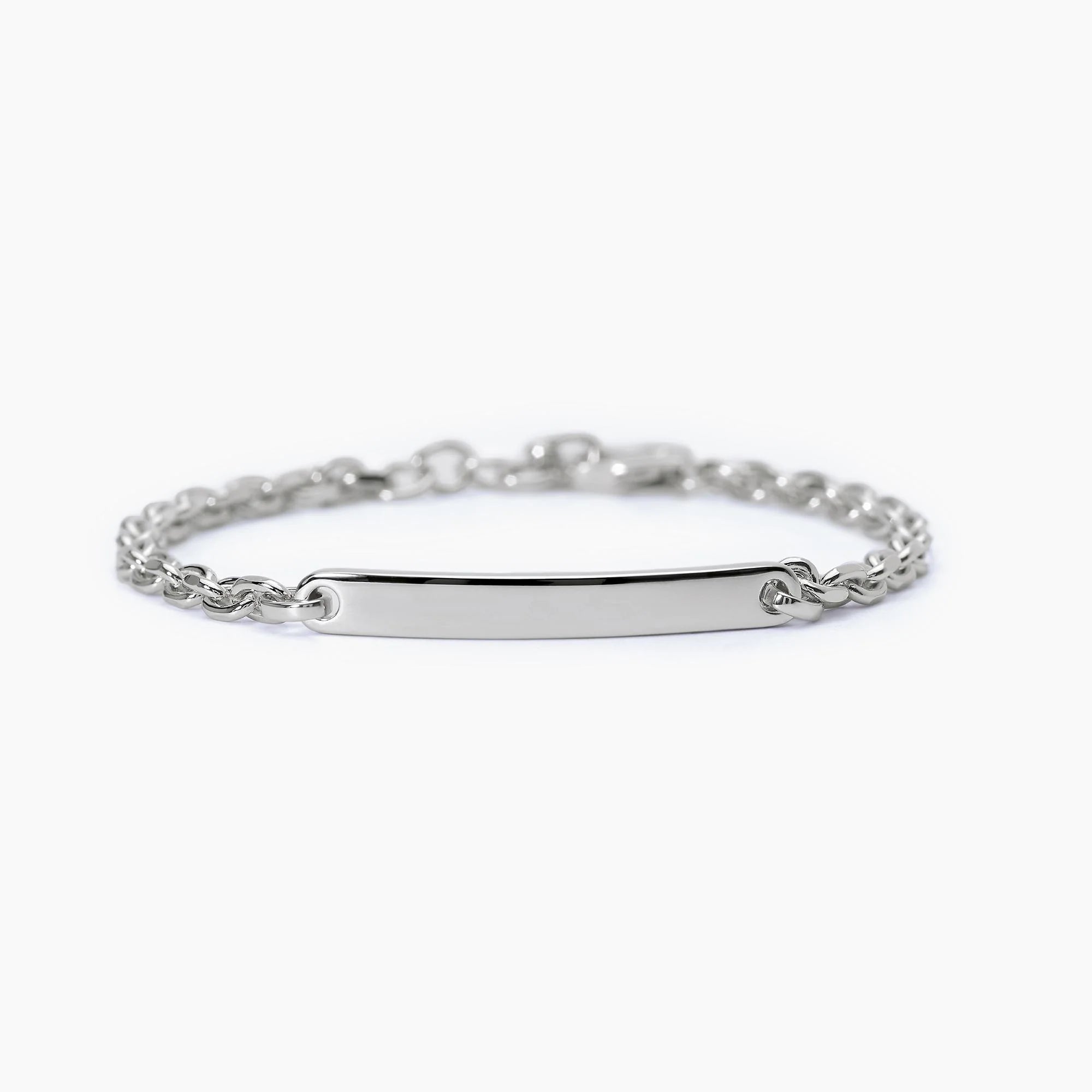 Bracciale Mabina in argento con piastra