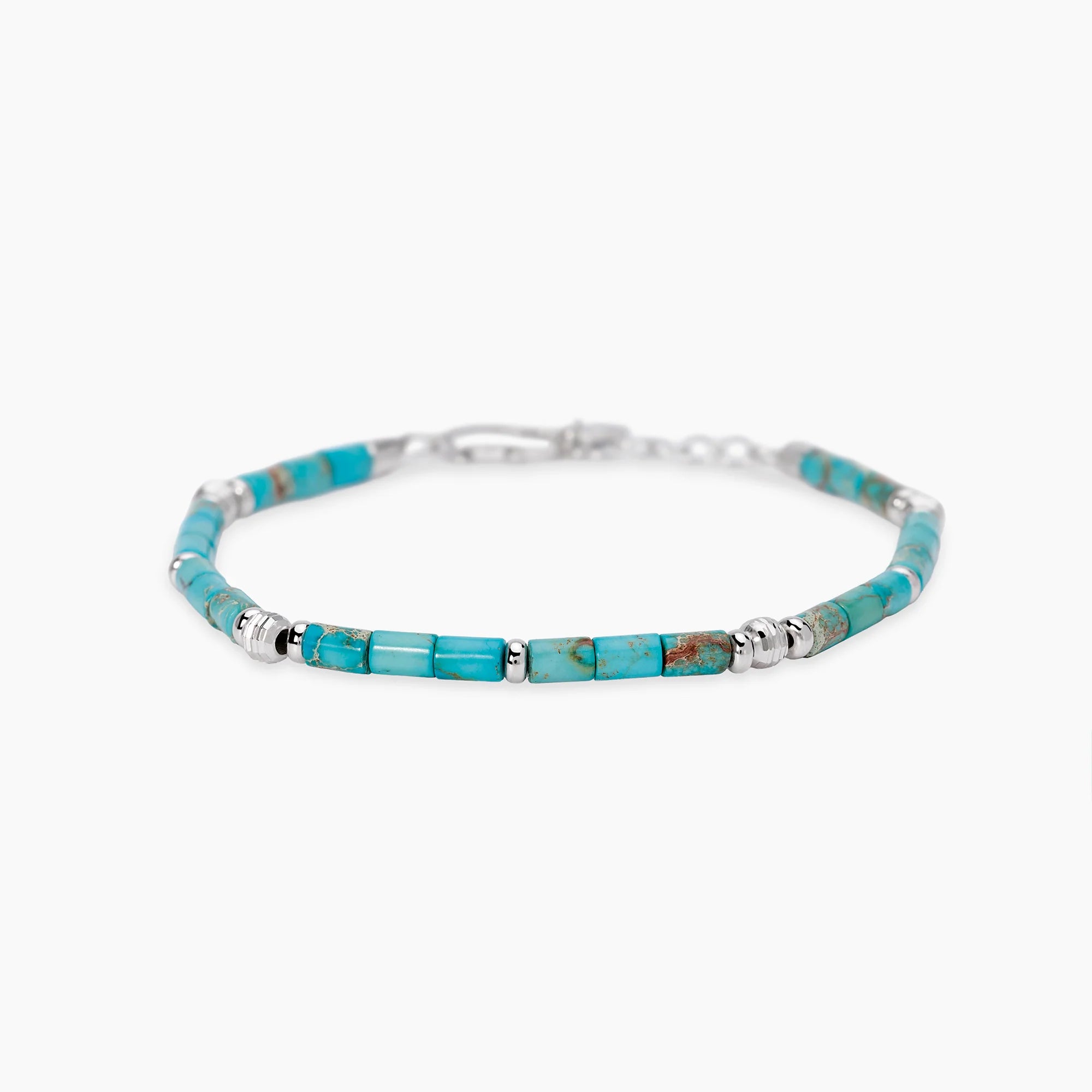 Bracciale Mabina in argento con diaspro turchese