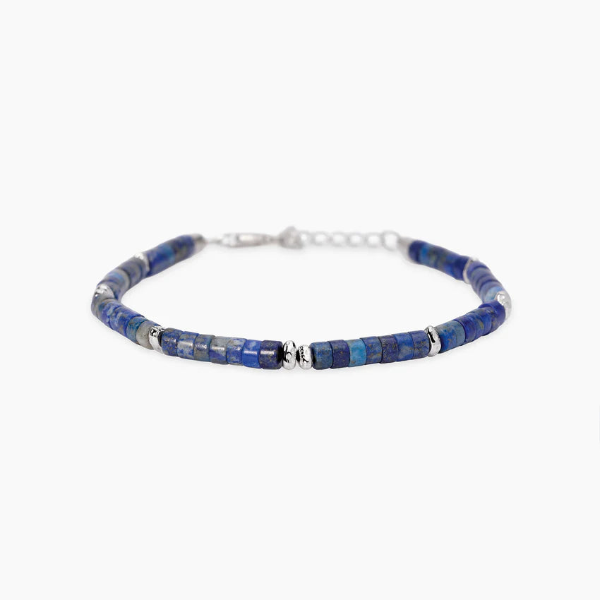 Bracciale Mabina in argento con lapis blu