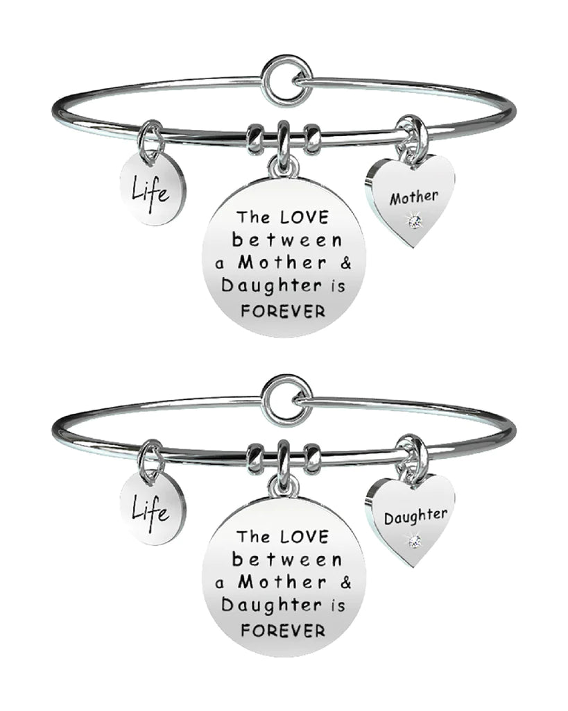 Set di due bracciale Kidult Love mamma figlia