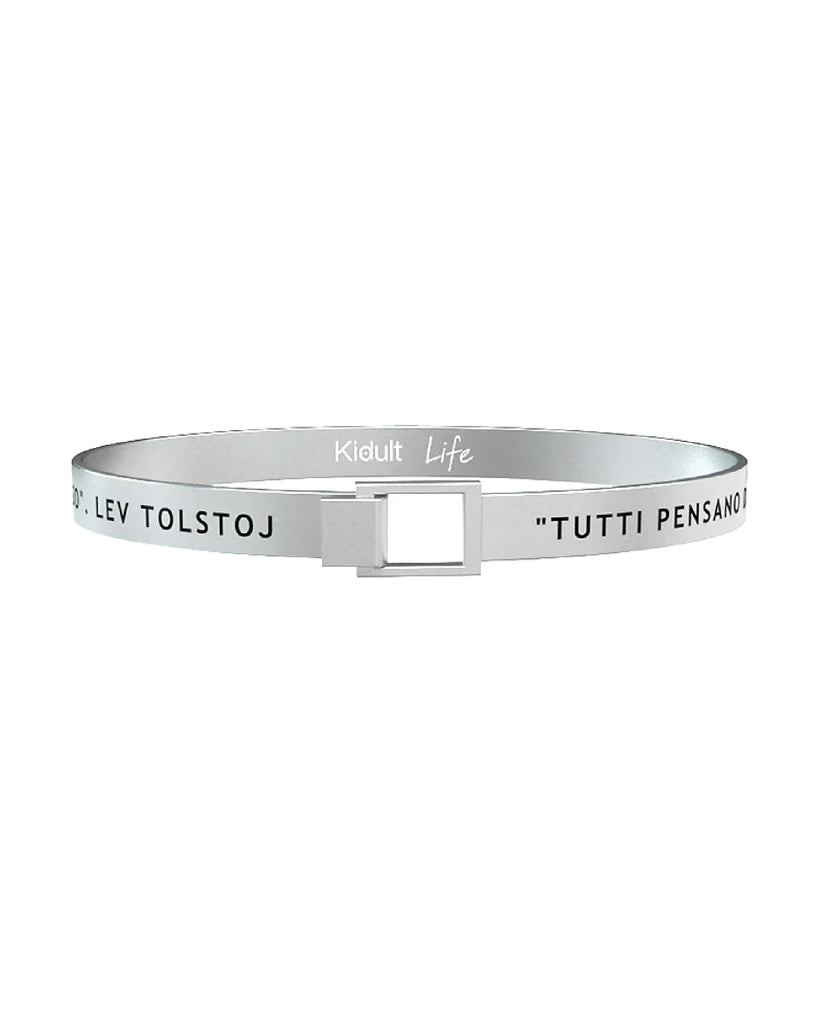 Bracciale Kidult Philosophy Tutti pensano di cambiare il mondo
