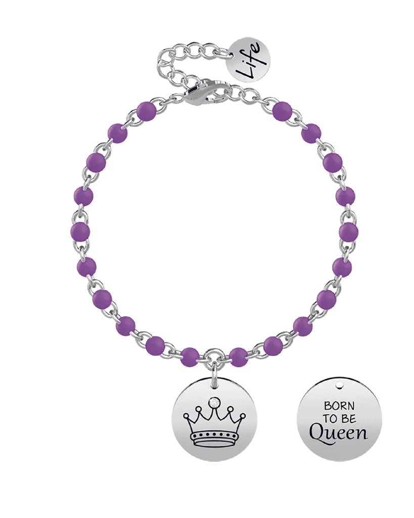 Bracciale Kidult Symbols Born to be a queen