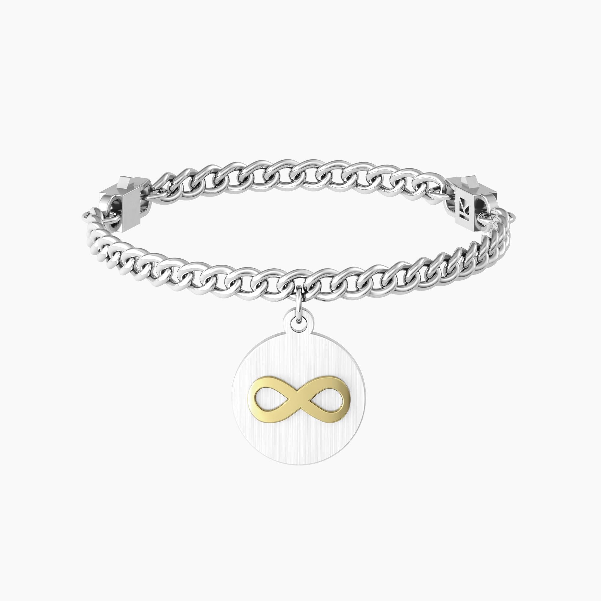 Bracciale Kidult Symbols Infinito love life, always