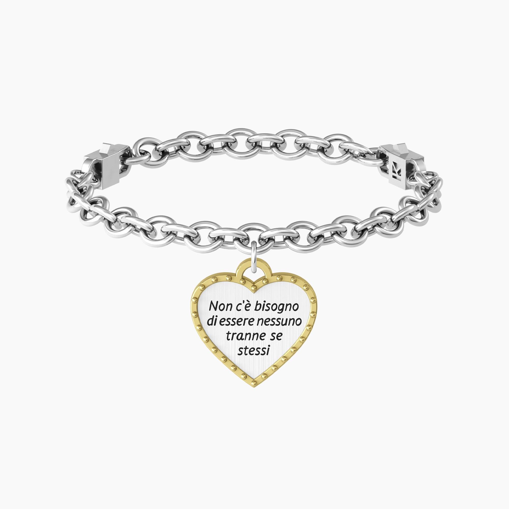 Bracciale Kidult Philosophy Non c'è bisogno di essere nessuno tranne se stessi