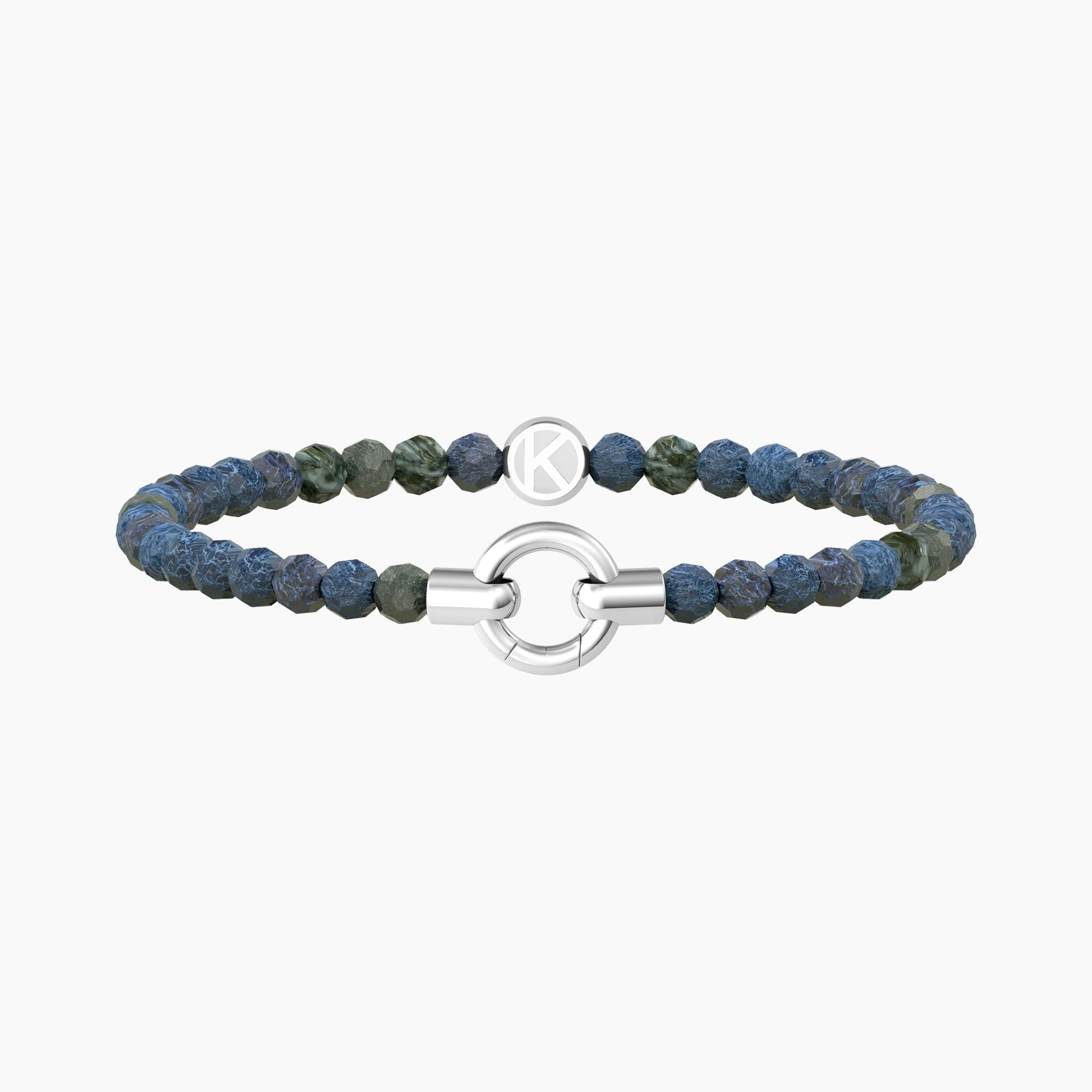 Bracciale Kidult by you con agata azzurra