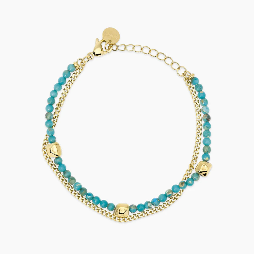 Bracciale Kidult Style regolabile con doppia catena