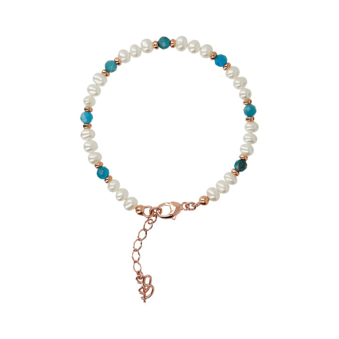 Bracciale Bronzallure con perle e pietre naurali